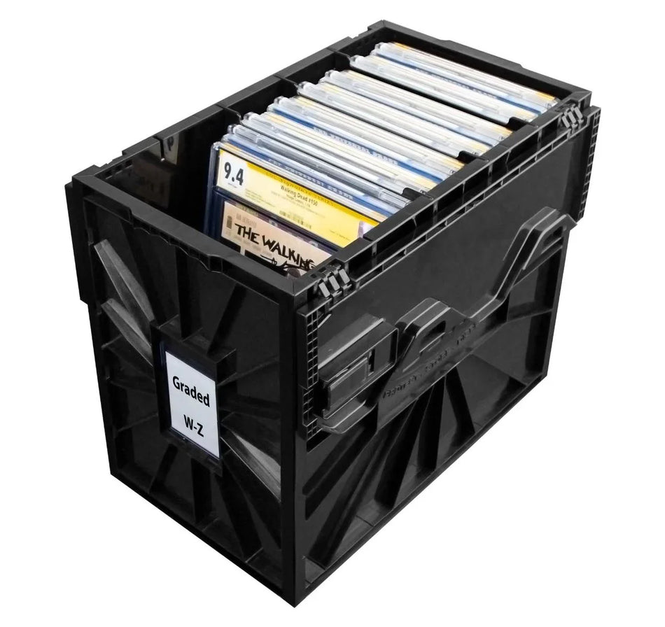 BCW Plastic GRADED Comic Book Bin - Black