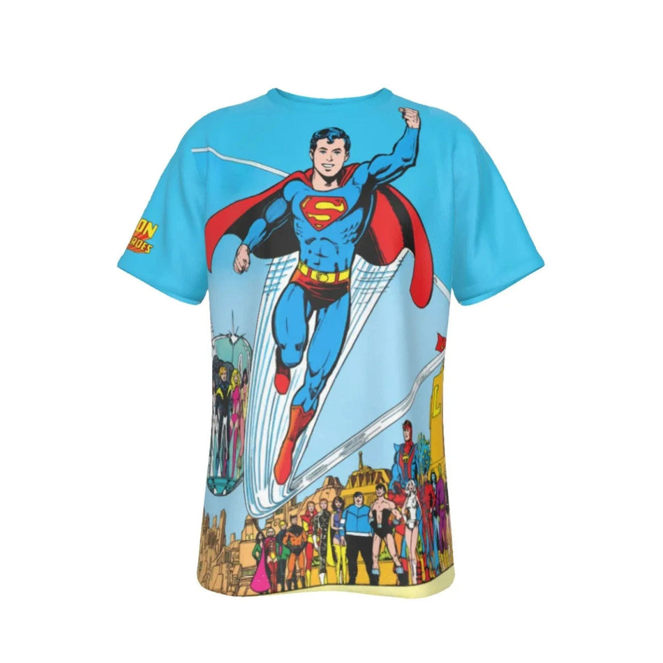 SUPERBOY RETURNS ALL-OVER PRINT SHIRT