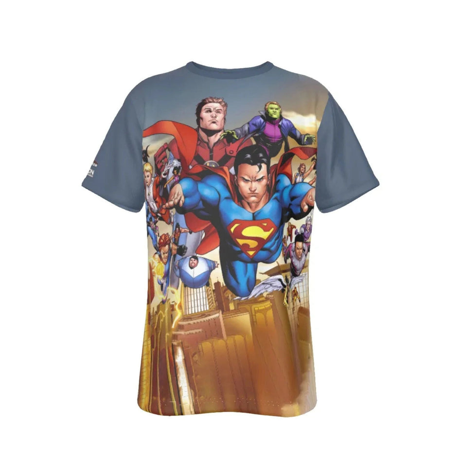 SUPERMAN & THE LEGION ALL OVER PRINT SHIRT