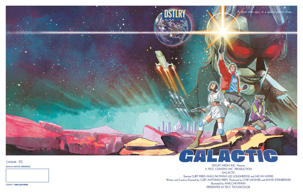 Stock Photo of  Galactic #1 Cover F Amilcar Pinna Homage Variant DSTLRY Comics sold by Stronghold Collectibles of Acadiana Lafayette, LA