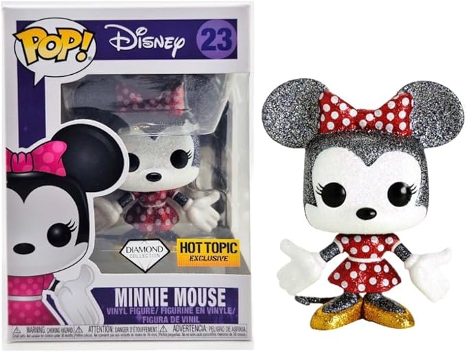 Funko Pop! Minnie Mouse #23 Diamond Hot Topic Exclusive + Protector