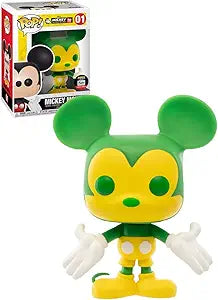 Funko Pop! Mickey Mouse #01 Funko Shop Limited Edition Exclusive Green/Yellow + protector