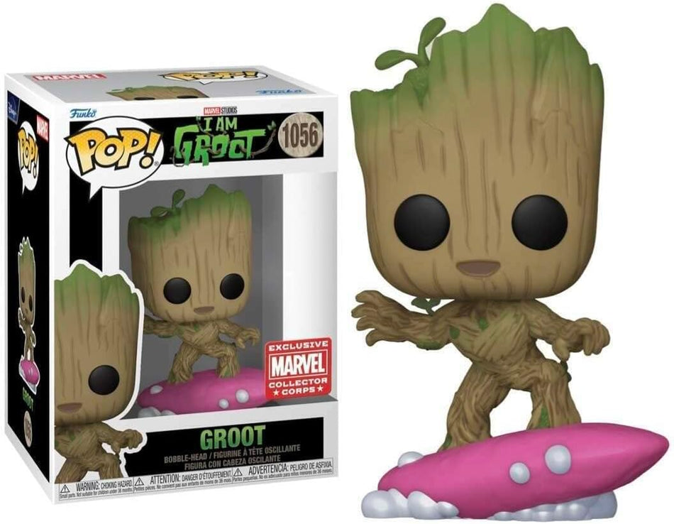 Funko Pop! Groot #1056 Marvel Collector Corps Exclusive Disney+ I am Groot