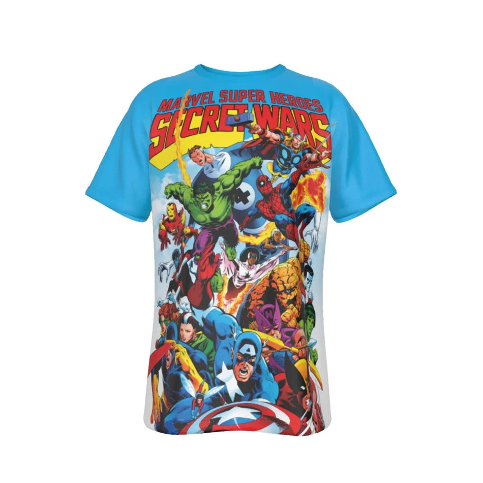 SECRET WARS ALL OVER PRINT SHIRT