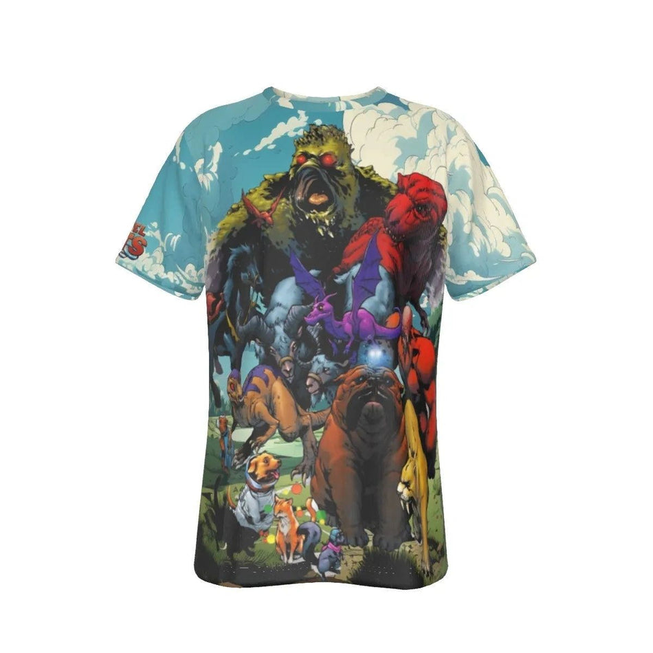 MARVEL PETS ALL OVER PRINT SHIRT