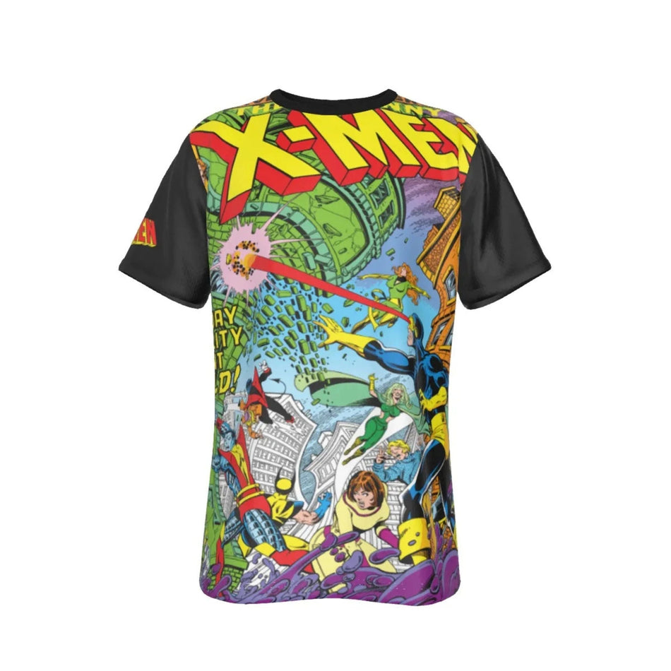 XMEN 128 ALL OVER PRINT COVER SHIRT- PEREZ ART