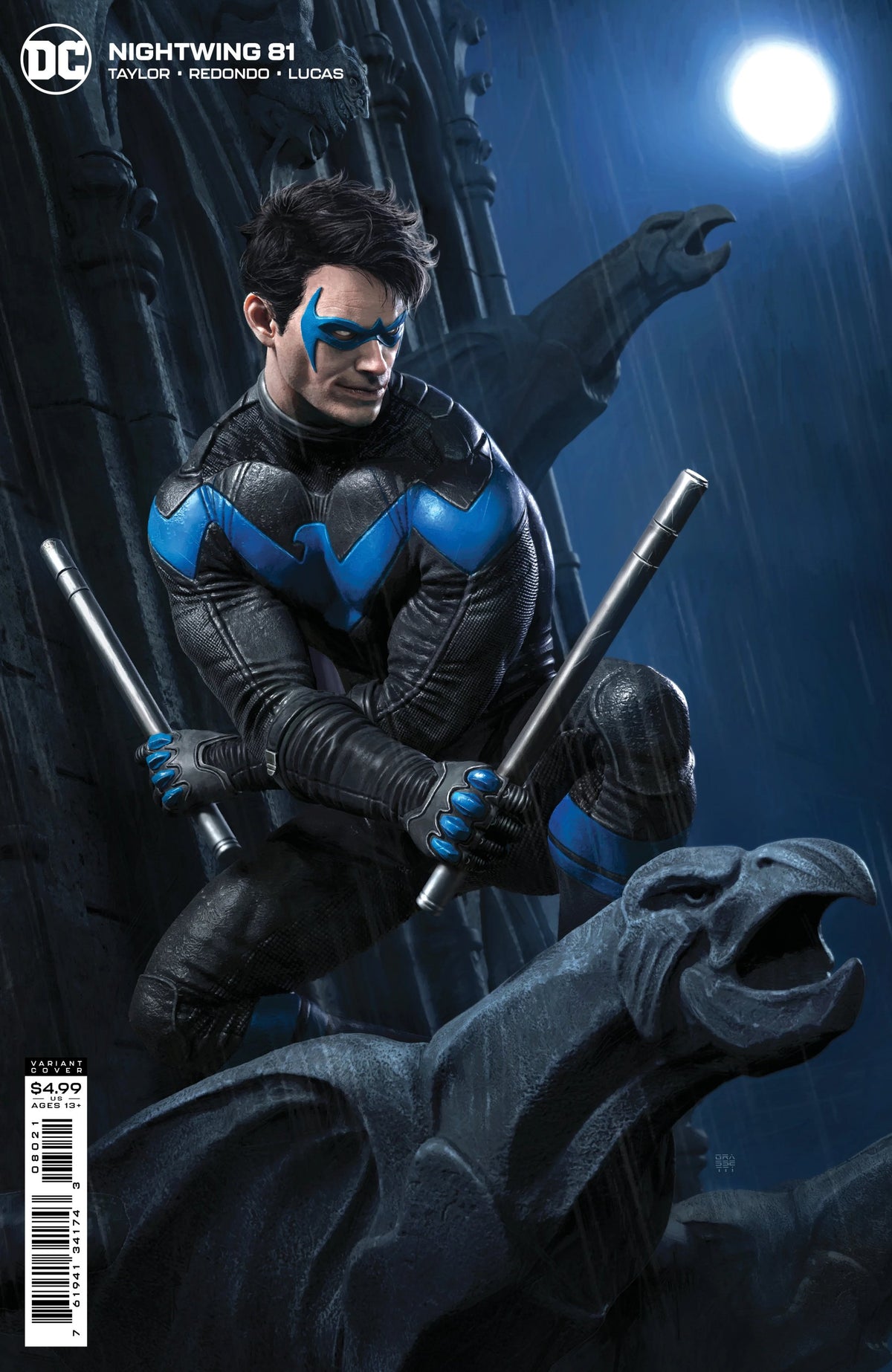 Nightwing 2021 #81B Rafael Grassetti Variant - NM Near Mint