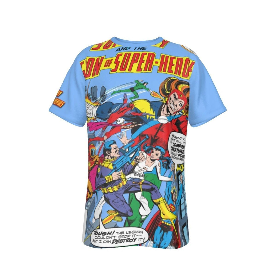 SUPER BOY LEGION 234 COVER ALL-OVER PRINT SHIRT AND TANK TOP