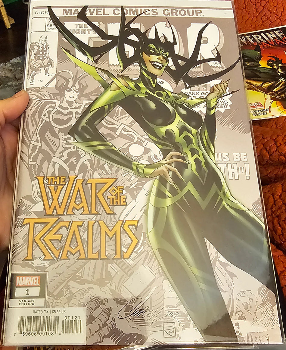 War of the Realms #1 Marvel Comics 2019 J Scott Campbell Variant