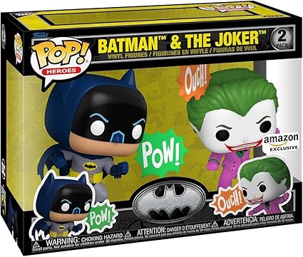 Funko Pop! Heroes: Batman's 85th Anniversary Joker/Batman 2-Pack