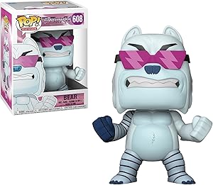 Funko Pop! TV Teen Titans Go! – Flocked Bear (Toys R Us Exclusive) #608 + Protector