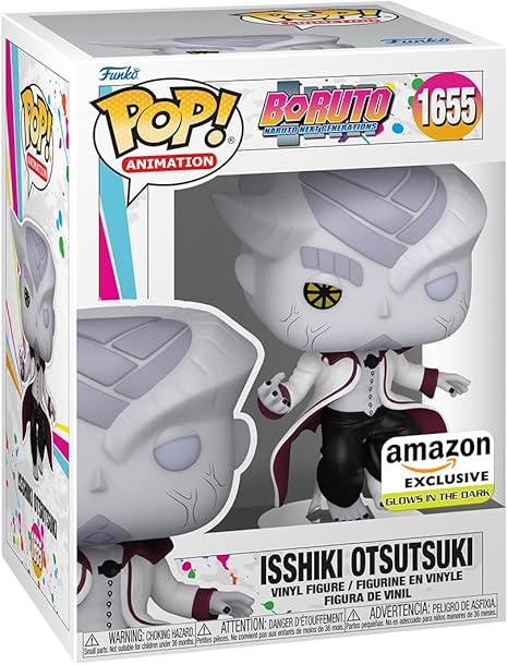 unko Pop! Animation Boruto Naruto Next Generations Isshiki Otsutsuki Glow in The Dark Amazon Exclusive