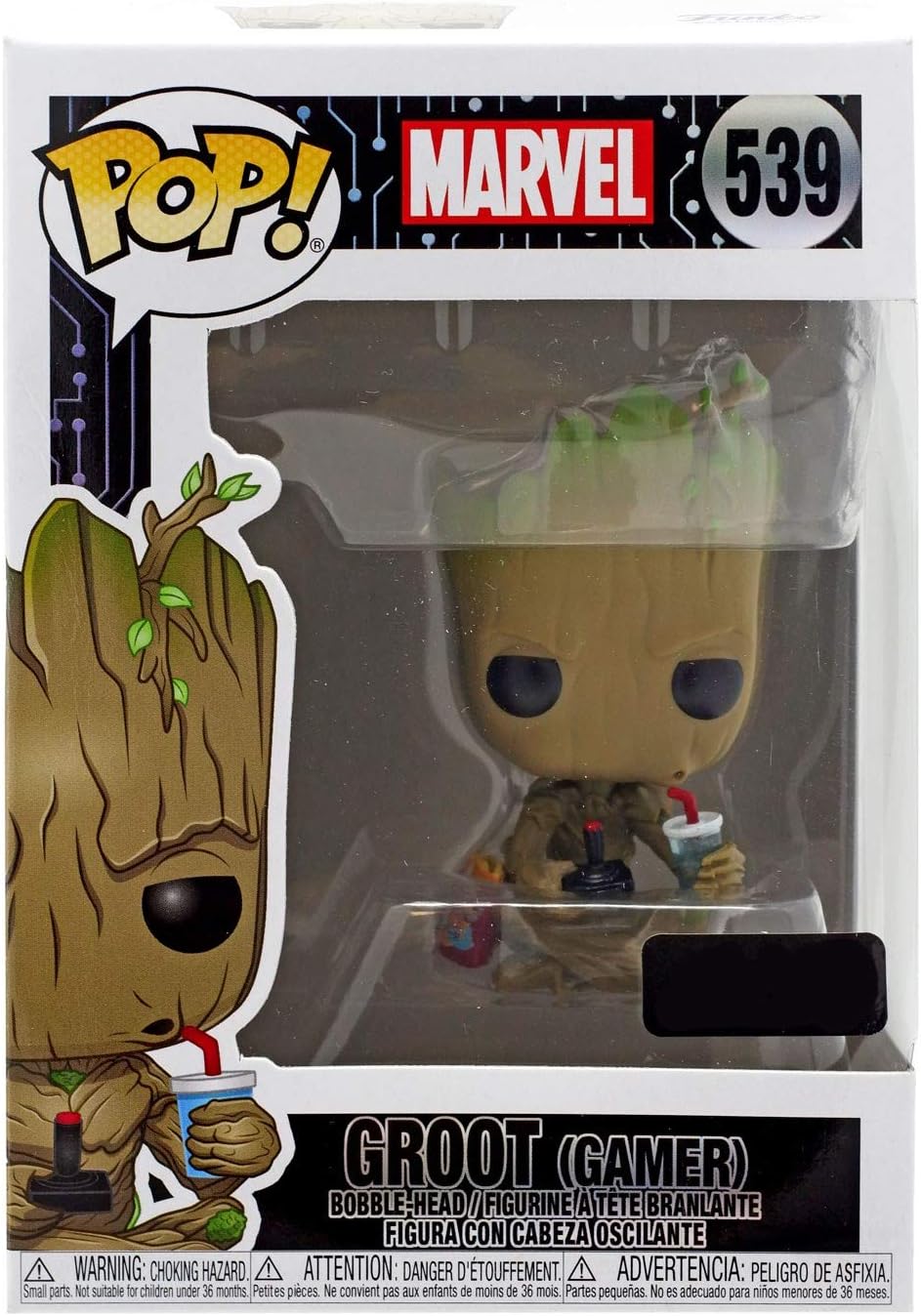 Funko Pop! Marvel Gamer Groot Sitting Exclusive Vinyl Figure #539