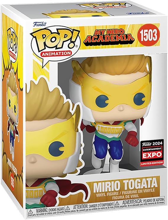 Funko Pop! Animation My Hero Academia Mirio Togata #1503 2024 Limited Edition Entertainment Expo Shared Exclusive
