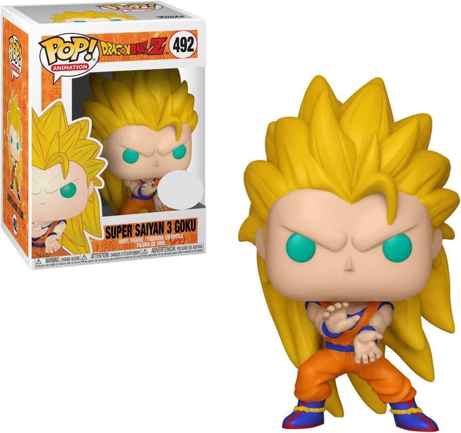 Funko Pop! Dragon Ball Z Super Saiyan 3 Goku #492 GameStop Exclusive
