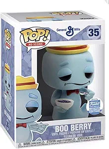 Funko Pop! Ad Icons #35 Boo Berry with Cereal #35 Funko Shop Excl + Hard Stack Protector
