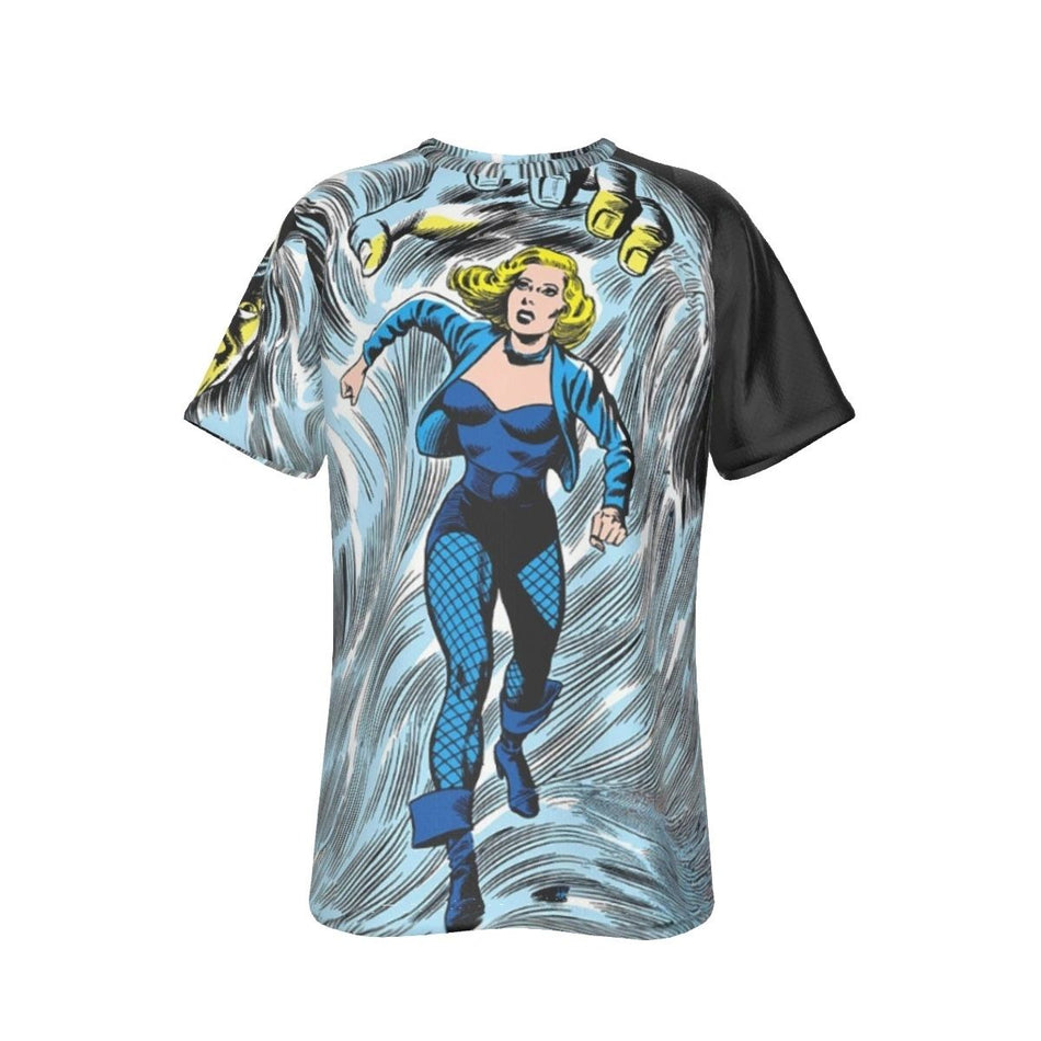 BLACK CANARY STARMAN MIST ALL-OVER PRINT SHIRT AND TANK TOP