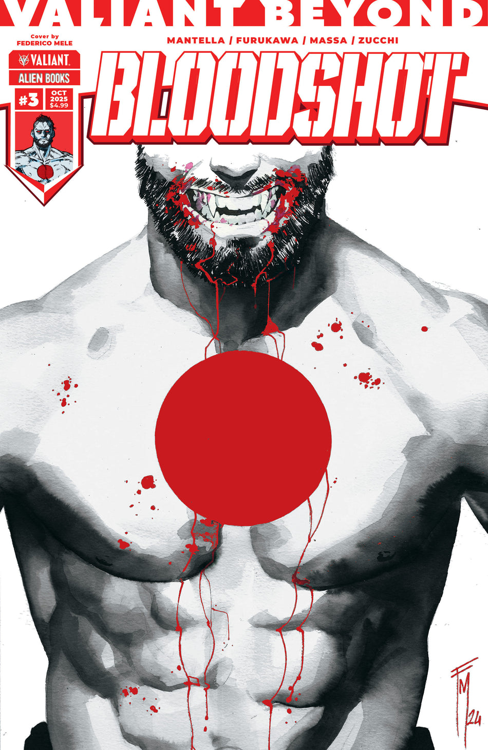 Stock Photo of  Valiant Beyond: Bloodshot #3 Variant B (Mele) Valiant Entertainment Comics sold by Stronghold Collectibles of Acadiana Lafayette, LA