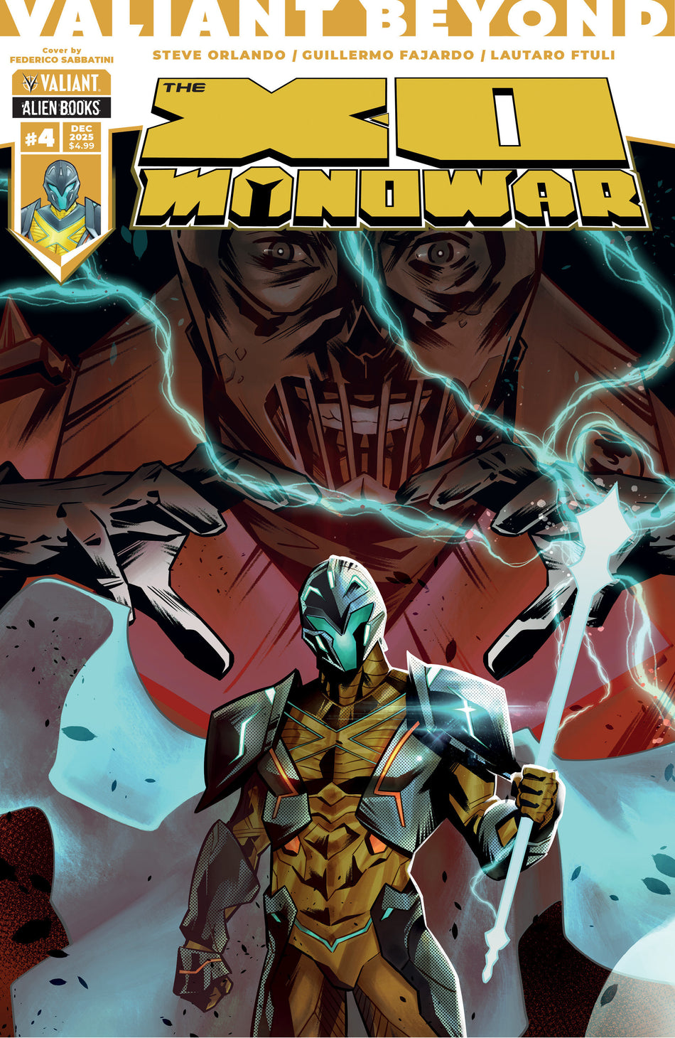 Stock Photo of  Valiant Beyond: The X O Manowar #4 Cover A (Sabbatini) IDW Publishing Comics sold by Stronghold Collectibles of Acadiana Lafayette, LA