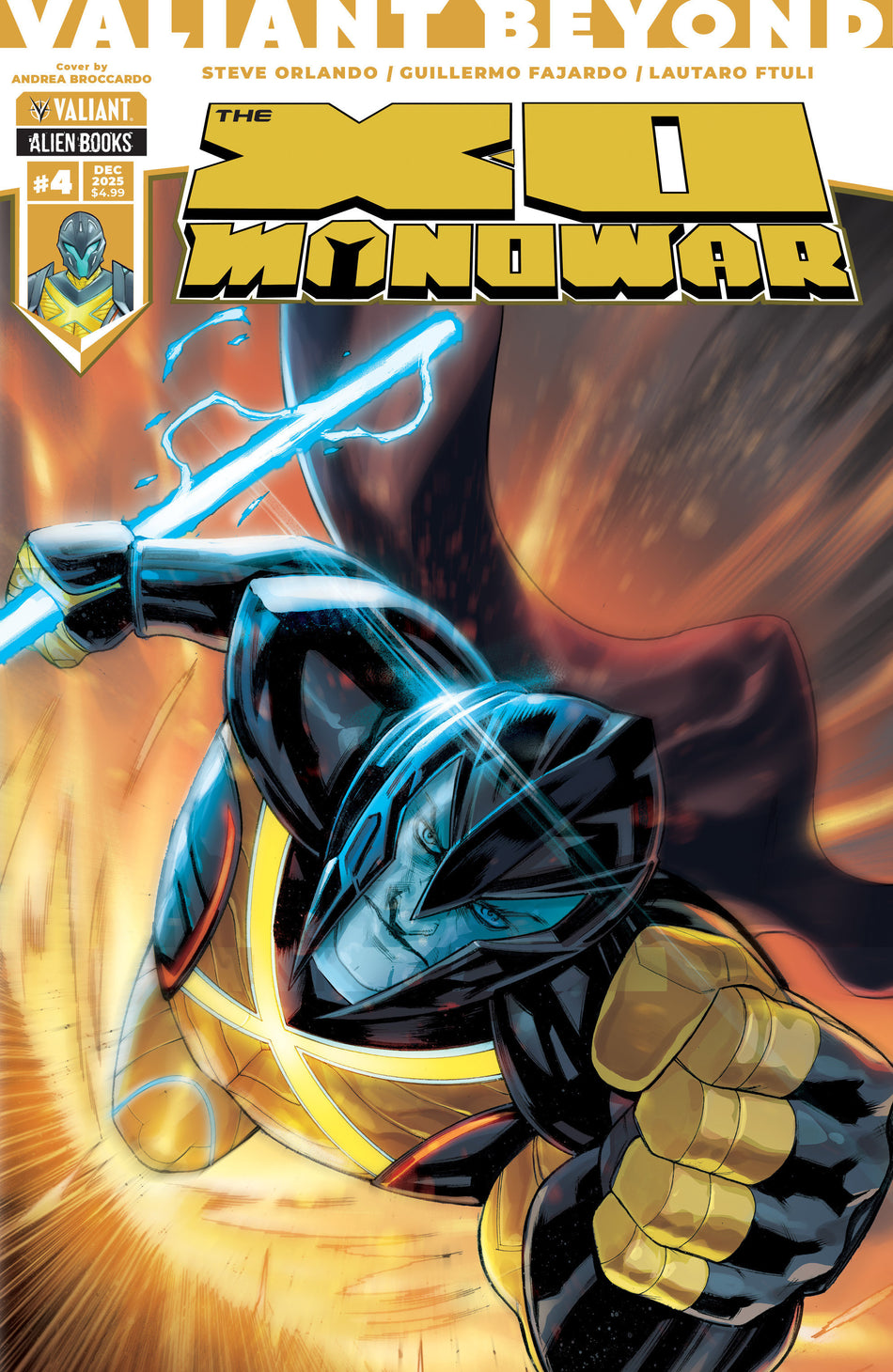 Stock Photo of  Valiant Beyond: The X O Manowar #4 Variant B (Broccardo) IDW Publishing Comics sold by Stronghold Collectibles of Acadiana Lafayette, LA