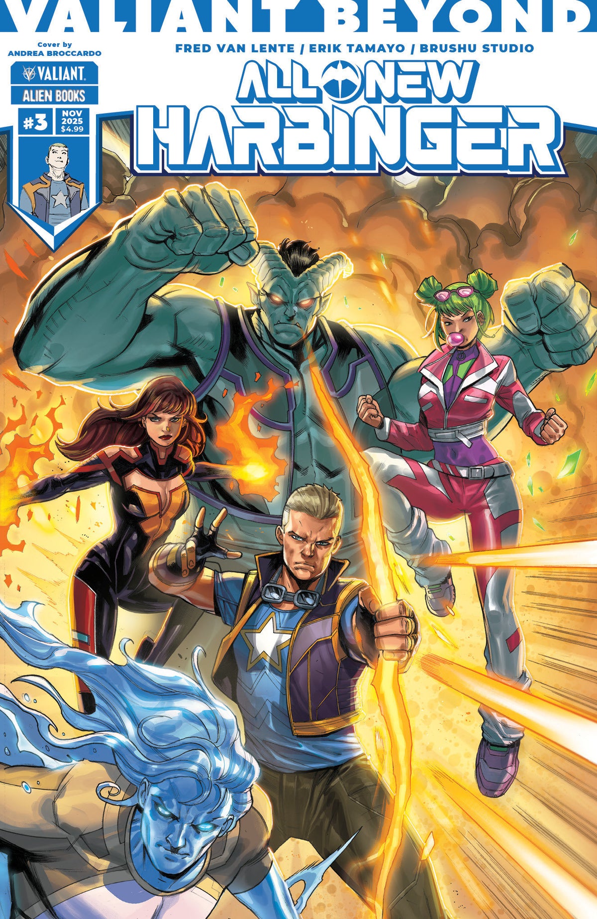 Stock Photo of  Valiant Beyond: All New Harbinger #3 Cover A (Broccardo) IDW Publishing Comics sold by Stronghold Collectibles of Acadiana Lafayette, LA