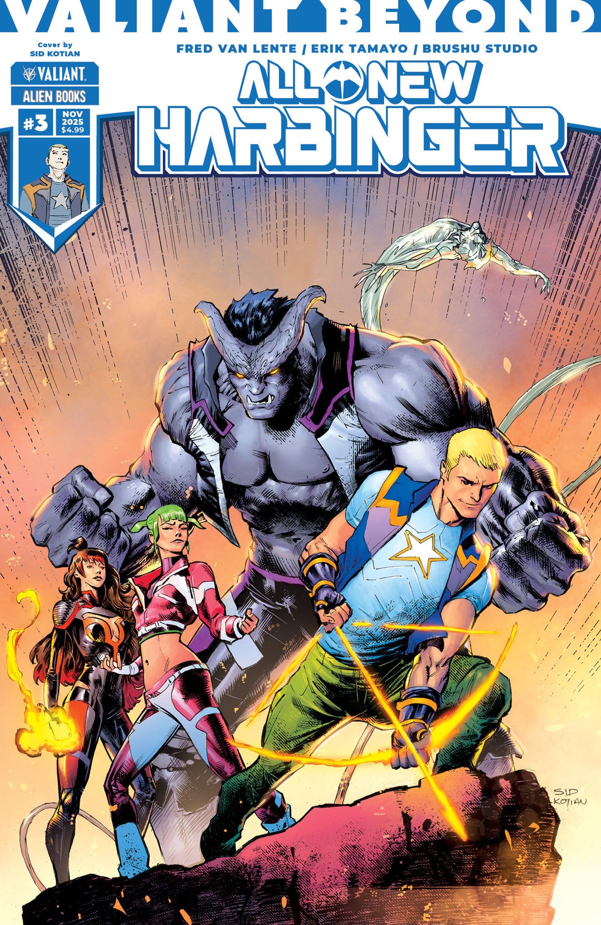 Stock Photo of  Valiant Beyond: All New Harbinger #3 Variant B (Kotian) IDW Publishing Comics sold by Stronghold Collectibles of Acadiana Lafayette, LA