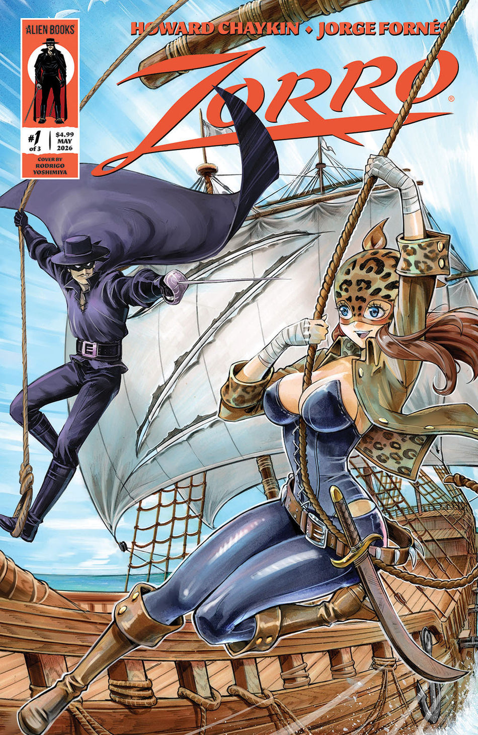 Stock Photo of  Zorro #1 Variant D (Yoshimiya) IDW Publishing Comics sold by Stronghold Collectibles of Acadiana Lafayette, LA