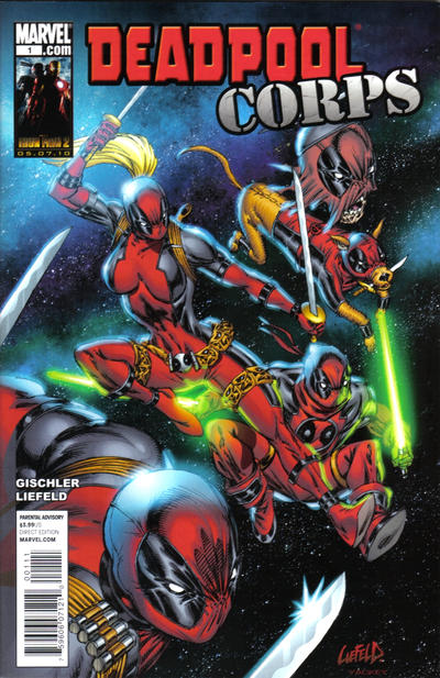 Deadpool Corps 2010 #1 Space Cover - high grade - $5.99