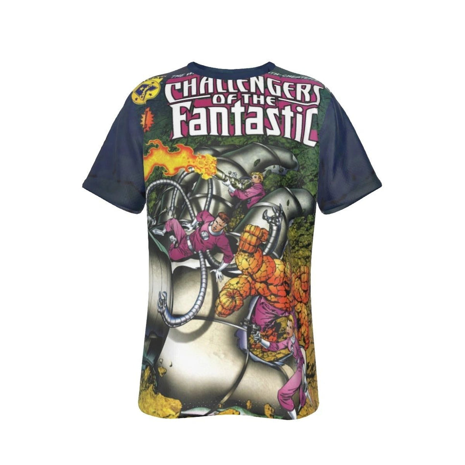 AMALGAM CHALLNGERS OF THE FANTASTIC ALL OVER PRINT AND TANK TOP