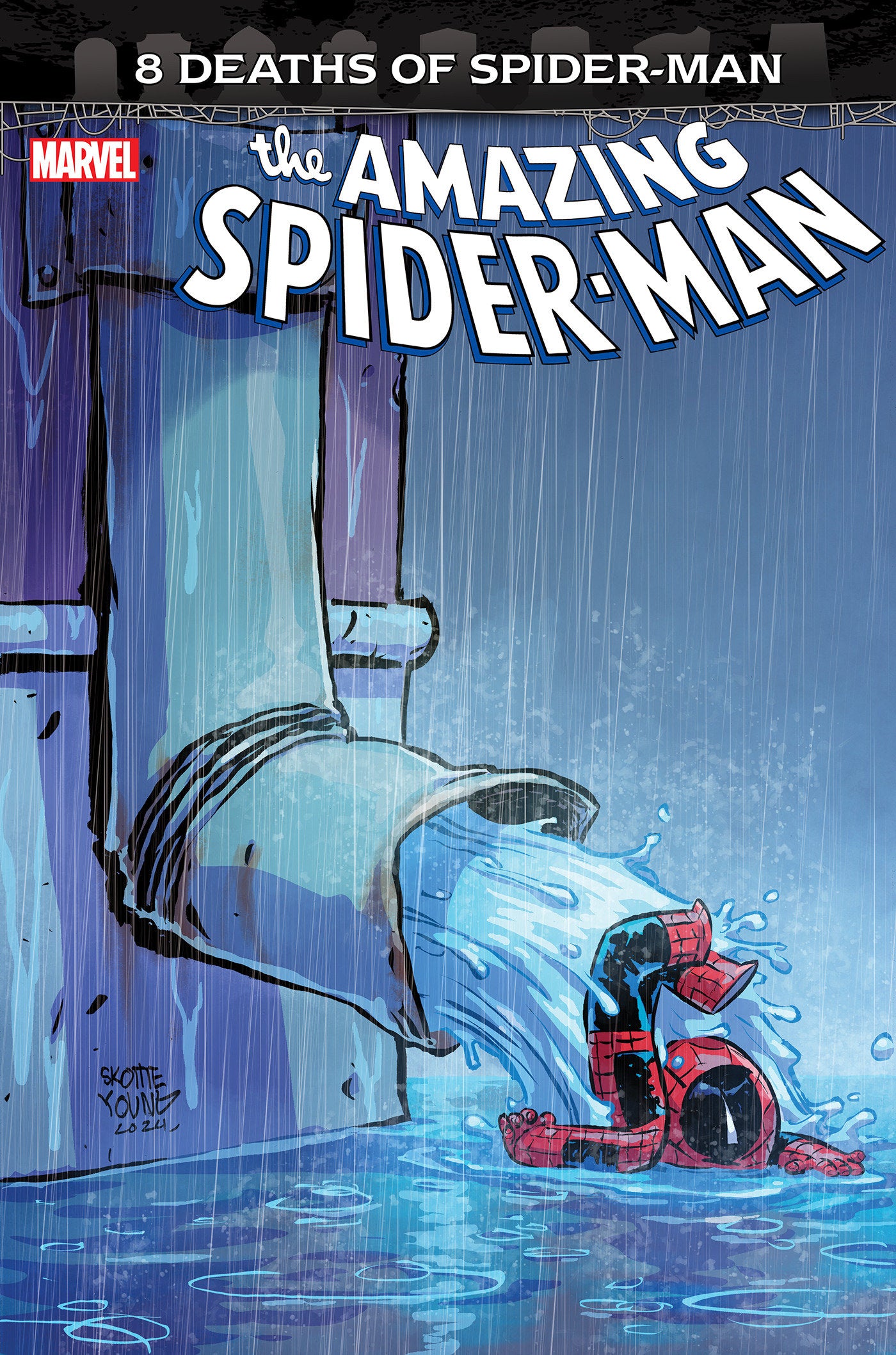 Stock Photo of Amazing Spider-Man #66 Skottie Young 8 Deaths of Spider-Man Variant Marvel Comics Comics sold by Stronghold Collectibles of Acadiana Lafayette, LA