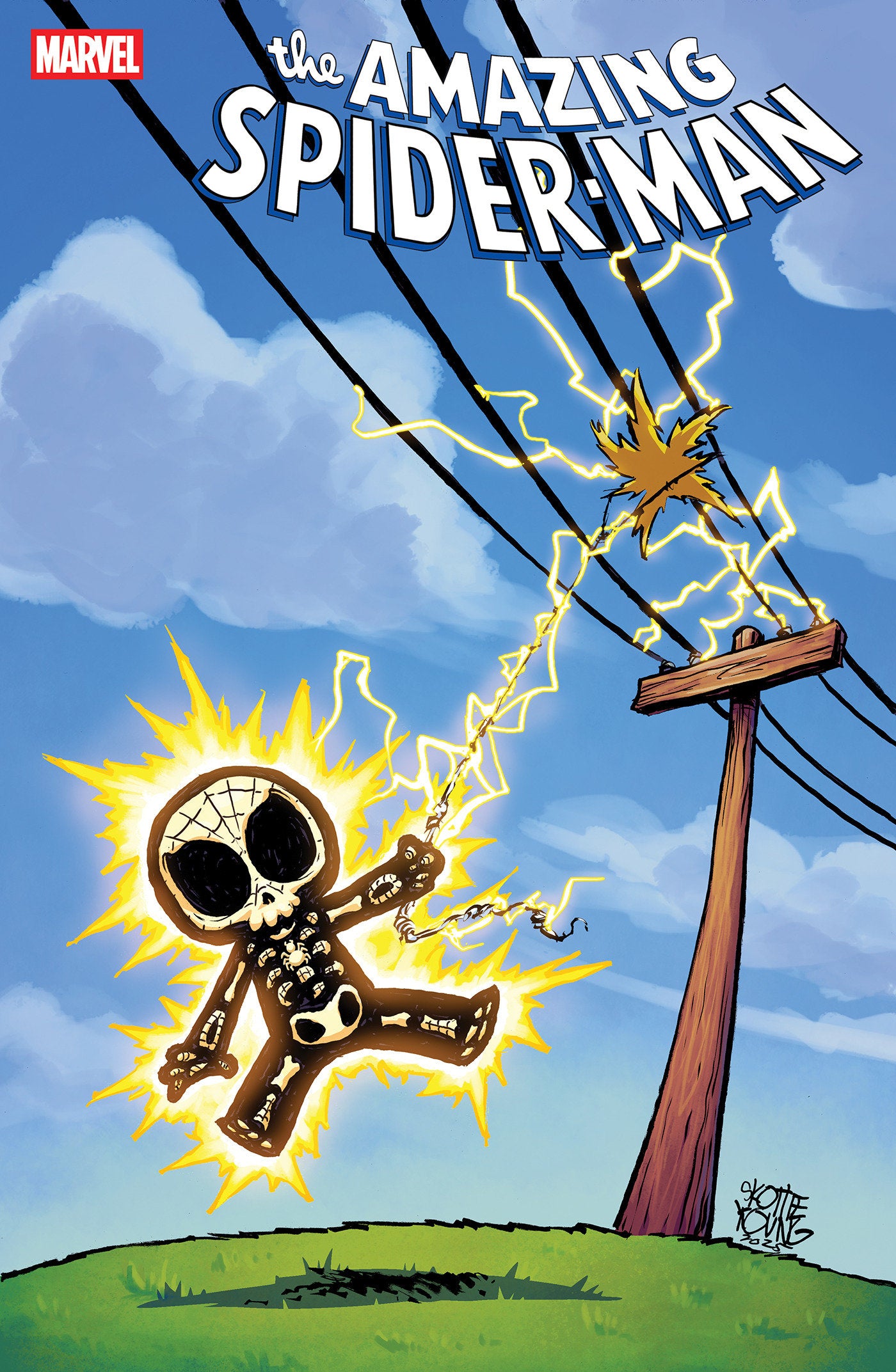 Stock Photo of Amazing Spider-Man #69 Skottie Young 8 Deaths of Spider-Man Variant [Doom] Marvel Comics Comics sold by Stronghold Collectibles of Acadiana Lafayette, LA