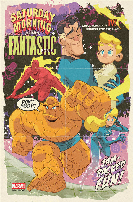 Stock Photo of Fantastic Four #33 Sean Galloway Saturday Morning Variant [Doom] Marvel Comics Comics sold by Stronghold Collectibles of Acadiana Lafayette, LA