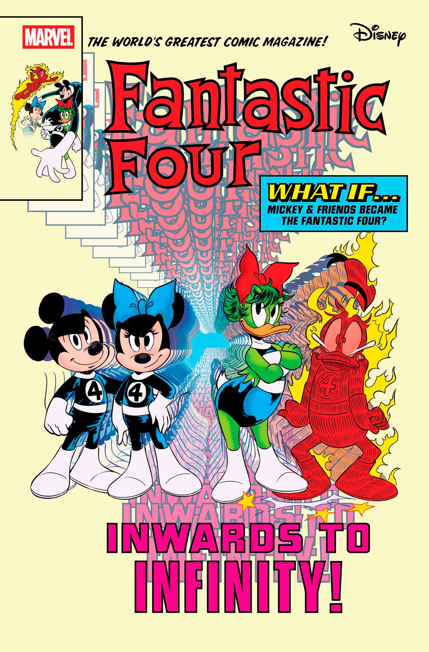 Stock Photo of Fantastic Four #33 Giulia Lomurno Disney What If? Fantastic Four Homage Variant [Doom] Marvel Comics Comics sold by Stronghold Collectibles of Acadiana Lafayette, LA