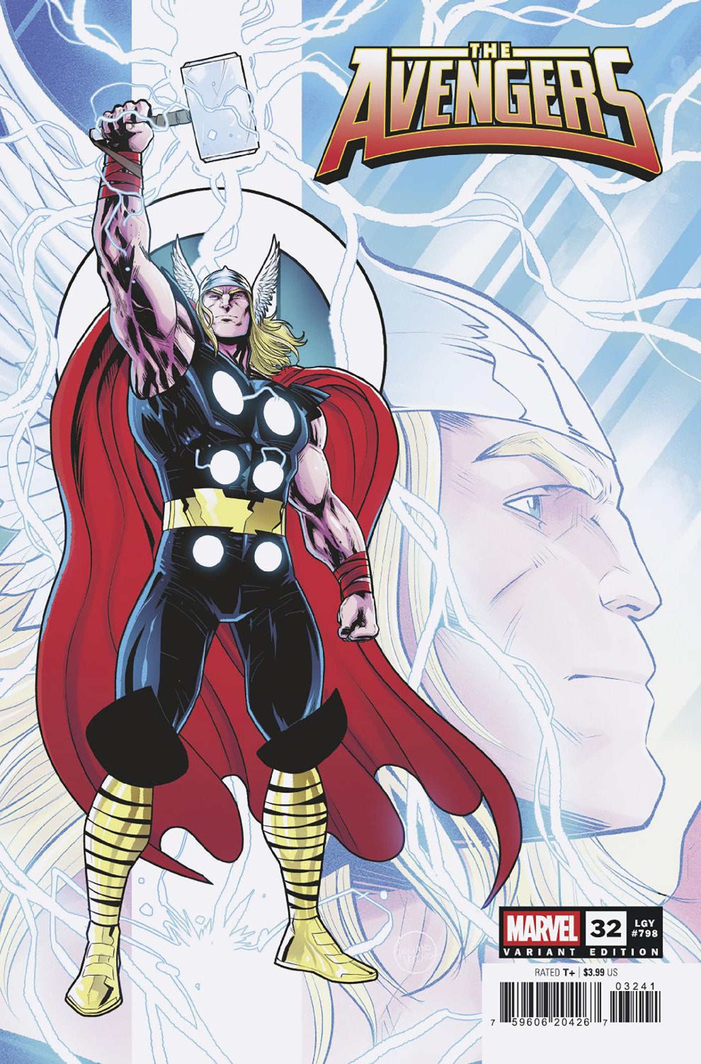 Stock Photo of Avengers #32 Luciano Vecchio Thor Variant Marvel Comics Comics sold by Stronghold Collectibles of Acadiana Lafayette, LA