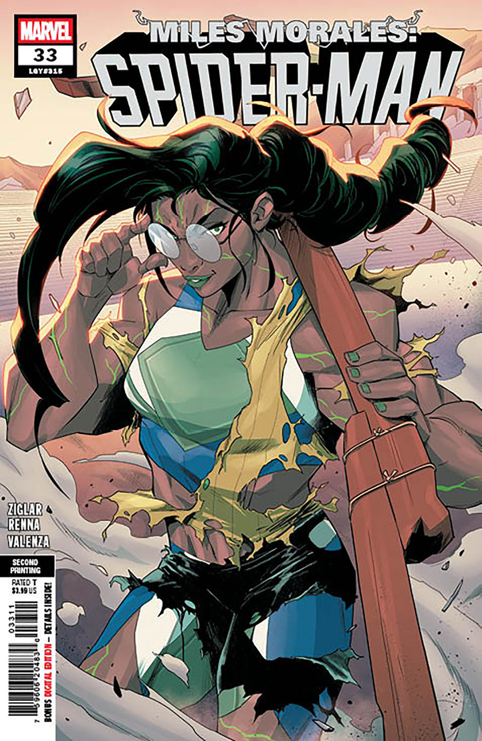 Stock Photo of Miles Morales: Spider-Man #33 Marco Renna 2nd Print Variant Marvel Comics Comics sold by Stronghold Collectibles of Acadiana Lafayette, LA