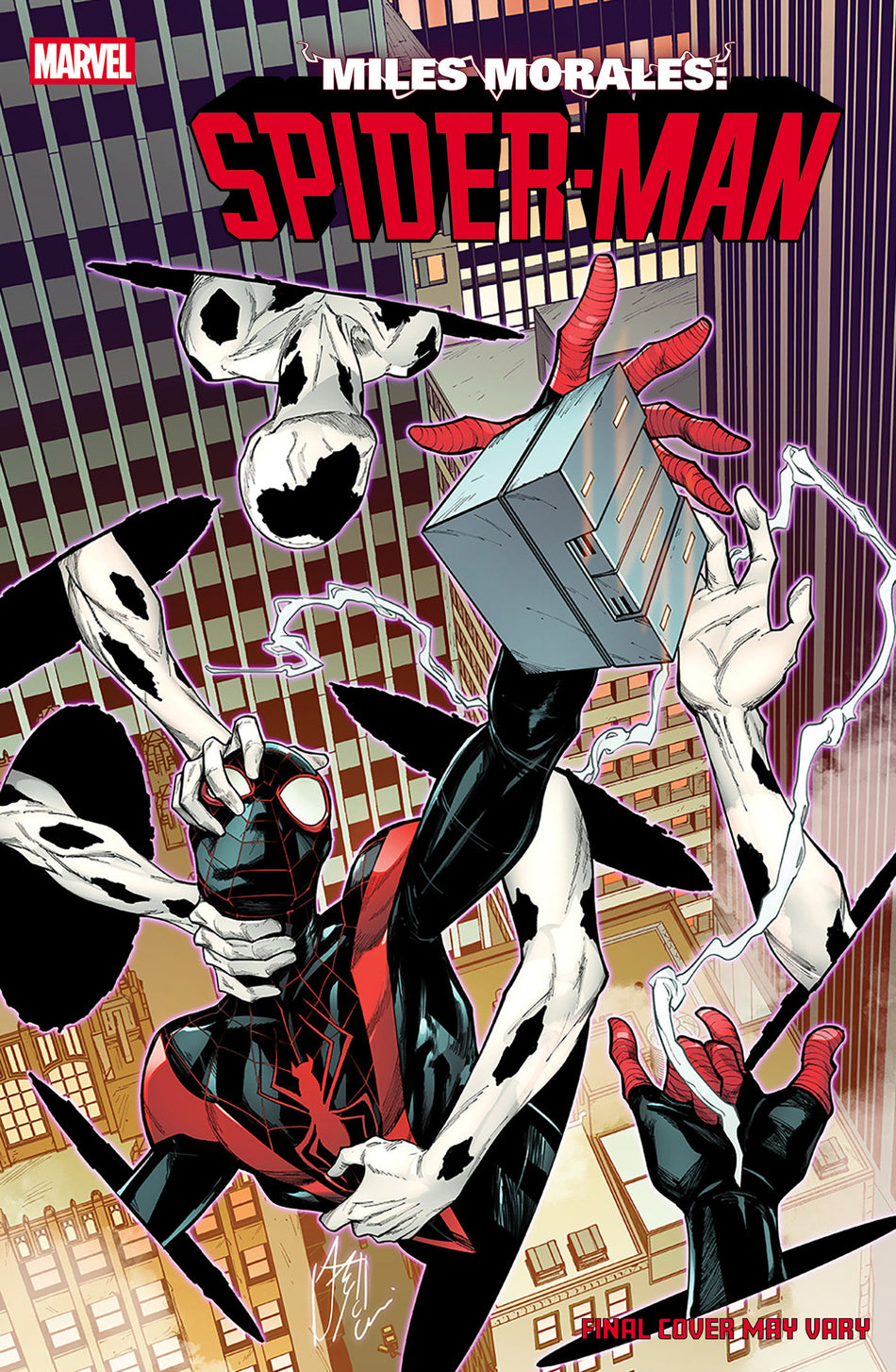 Stock Photo of  Miles Morales: Spider-Man #42 Stefano Caselli Foreshadow Variant Marvel Comics Comics sold by Stronghold Collectibles of Acadiana Lafayette, LA