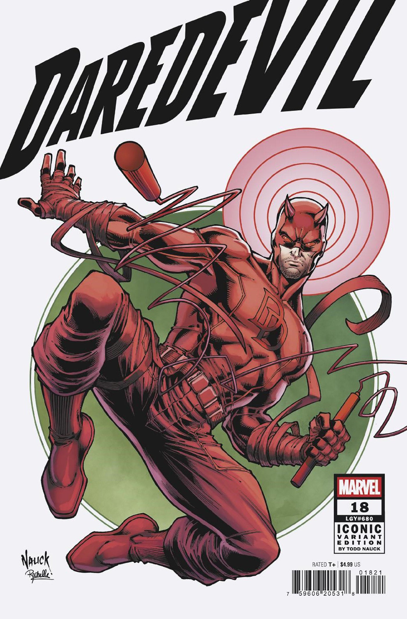 Stock Photo of Daredevil #18 Todd Nauck Iconic Variant Marvel Comics Comics sold by Stronghold Collectibles of Acadiana Lafayette, LA
