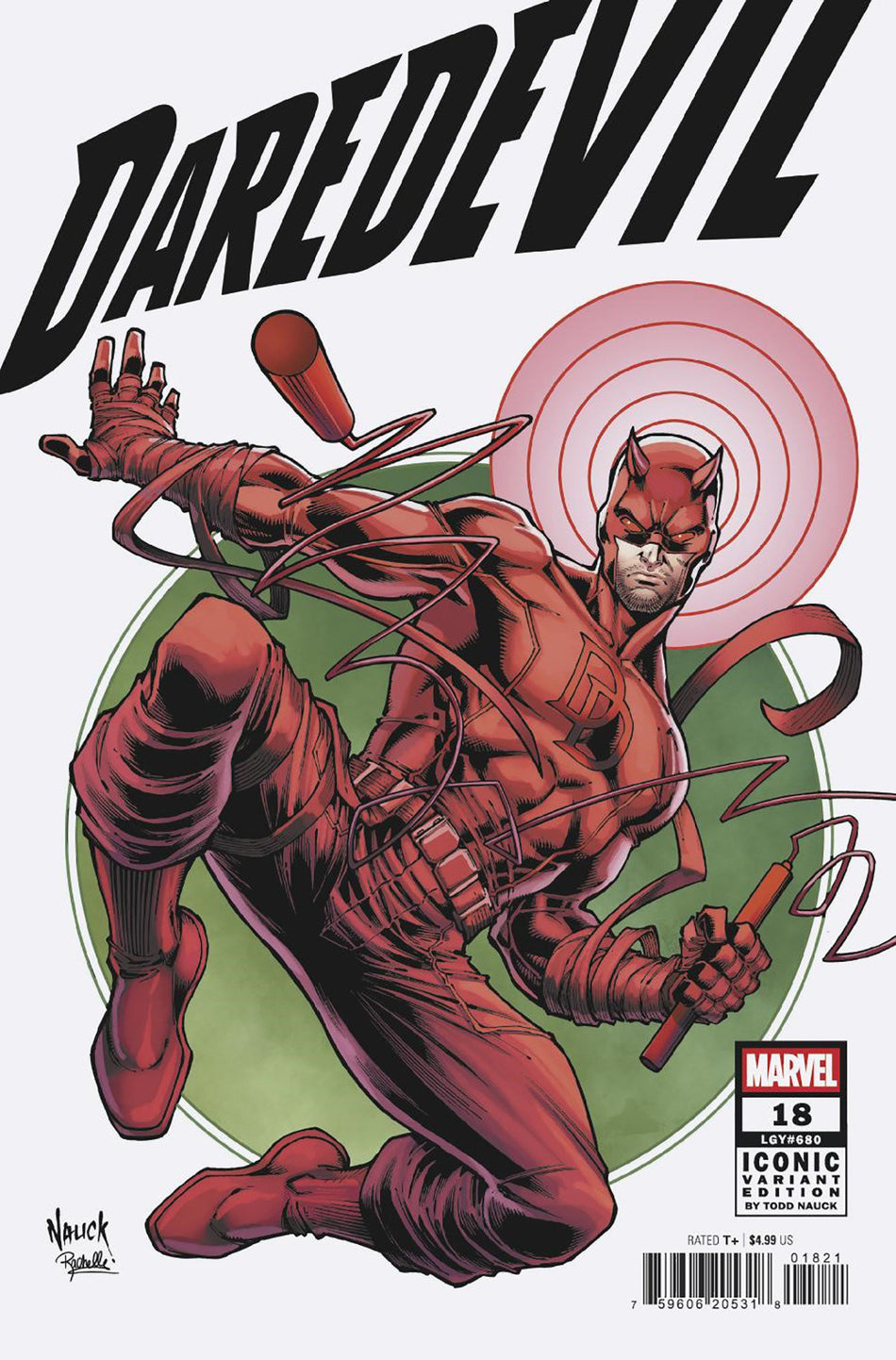 Stock Photo of Daredevil #18 Todd Nauck Iconic Variant Marvel Comics Comics sold by Stronghold Collectibles of Acadiana Lafayette, LA