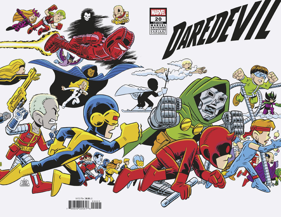 Stock Photo of Daredevil #20 Chris Giarrusso Marvel Universe Connecting Wrap Variant C Marvel Comics Comics sold by Stronghold Collectibles of Acadiana Lafayette, LA