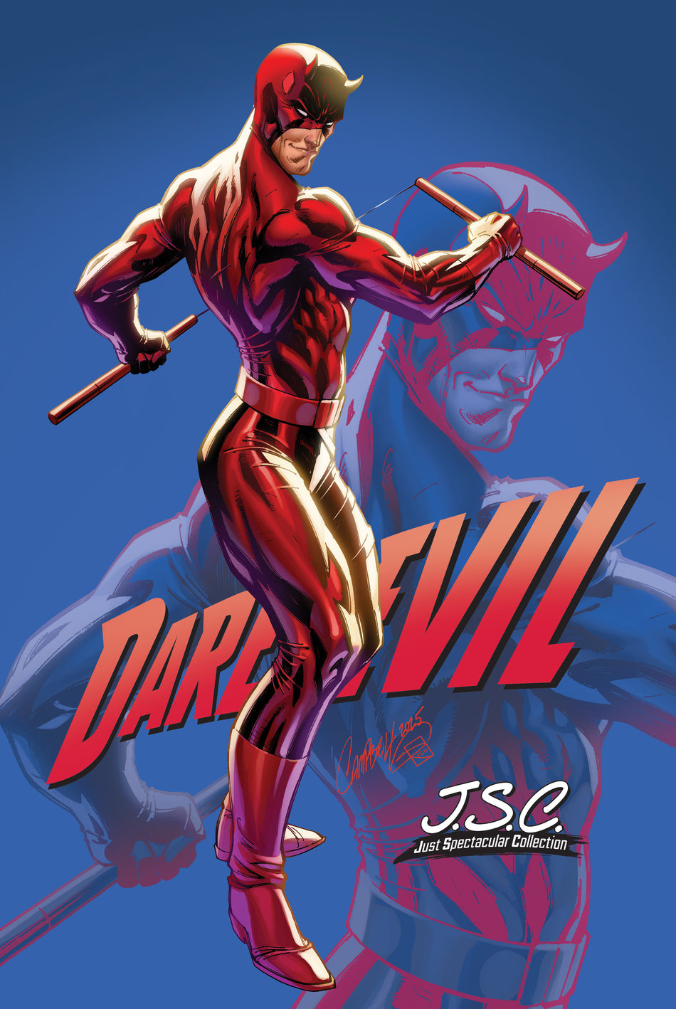 Stock Photo of Daredevil #24 J. Scott Campbell Just Spectacular Collection Variant Marvel Comics Comics sold by Stronghold Collectibles of Acadiana Lafayette, LA