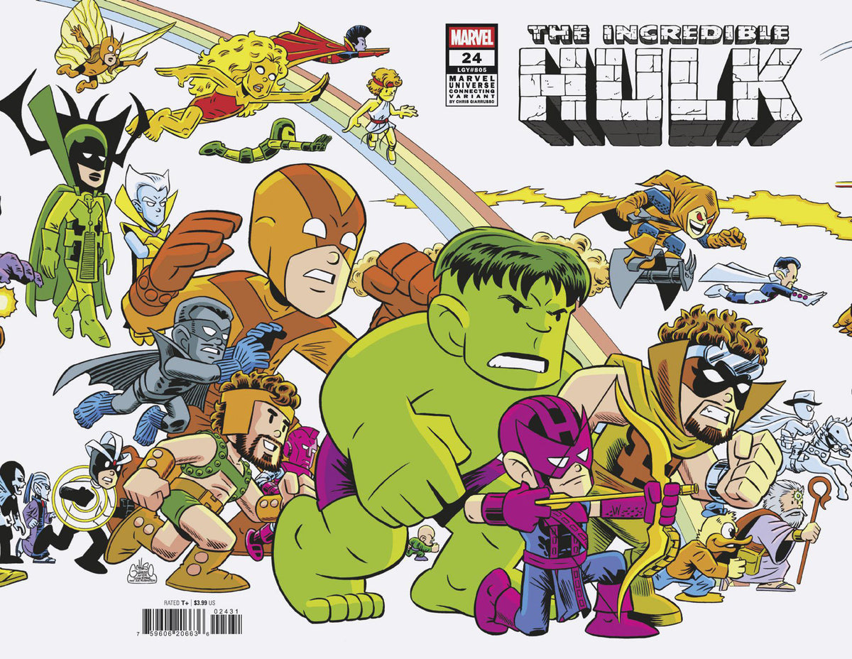 Stock Photo of Incredible Hulk #24 Chris Giarrusso Marvel Universe Connecting Wrap Variant E Marvel Comics Comics sold by Stronghold Collectibles of Acadiana Lafayette, LA