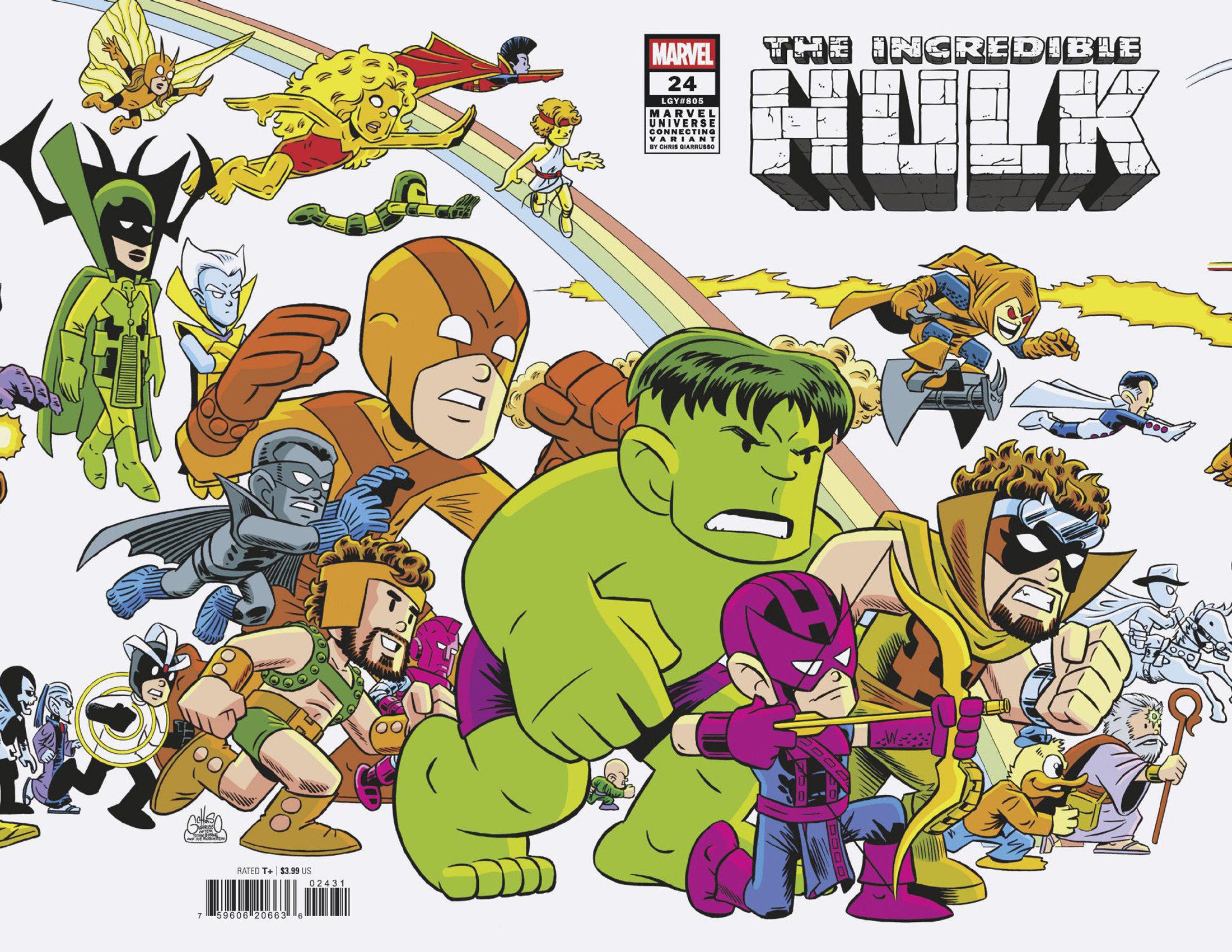 Stock Photo of Incredible Hulk #24 Chris Giarrusso Marvel Universe Connecting Wrap Variant E Marvel Comics Comics sold by Stronghold Collectibles of Acadiana Lafayette, LA