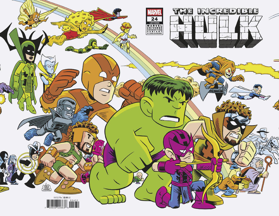 Stock Photo of Incredible Hulk #24 Chris Giarrusso Marvel Universe Connecting Wrap Variant E Marvel Comics Comics sold by Stronghold Collectibles of Acadiana Lafayette, LA