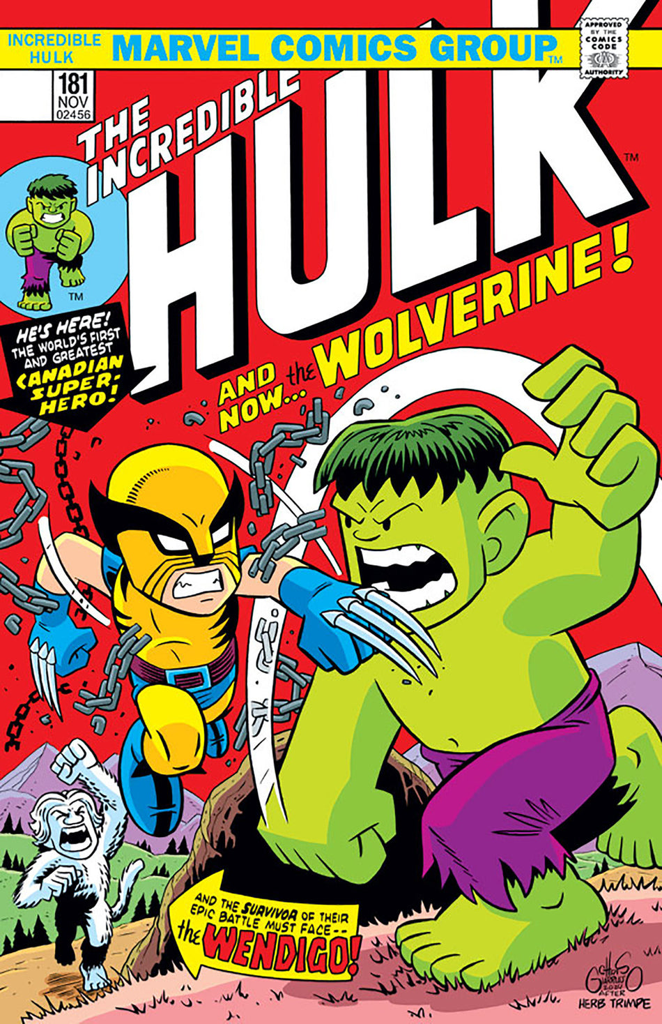 Stock Photo of Incredible Hulk #25 Chris Giarrusso Variant Marvel Comics Comics sold by Stronghold Collectibles of Acadiana Lafayette, LA