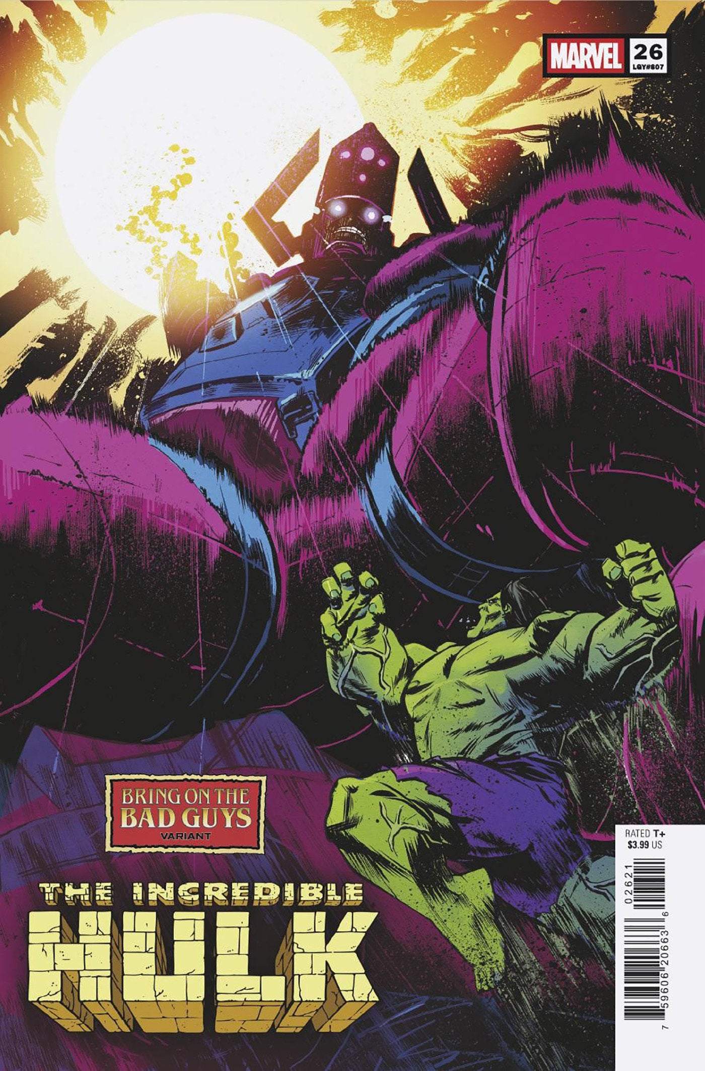 Stock Photo of Incredible Hulk #26 Sanford Greene Bring On the Bad Guys Variant Marvel Comics Comics sold by Stronghold Collectibles of Acadiana Lafayette, LA