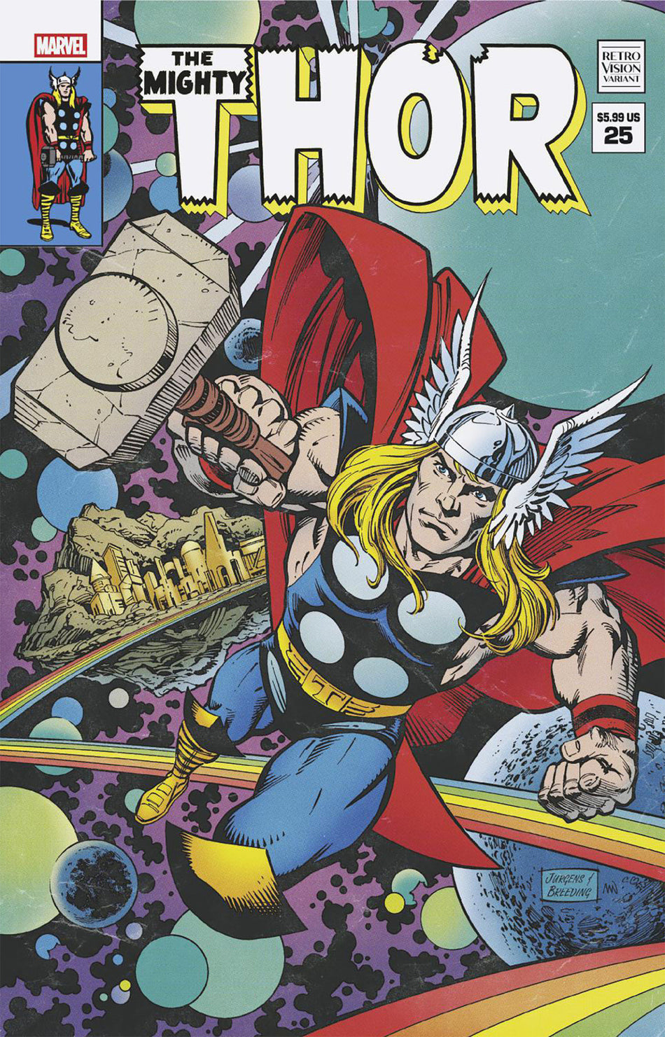 Stock Photo of Immortal Thor #25 Dan Jurgens Retrovision Variant Marvel Comics Comics sold by Stronghold Collectibles of Acadiana Lafayette, LA