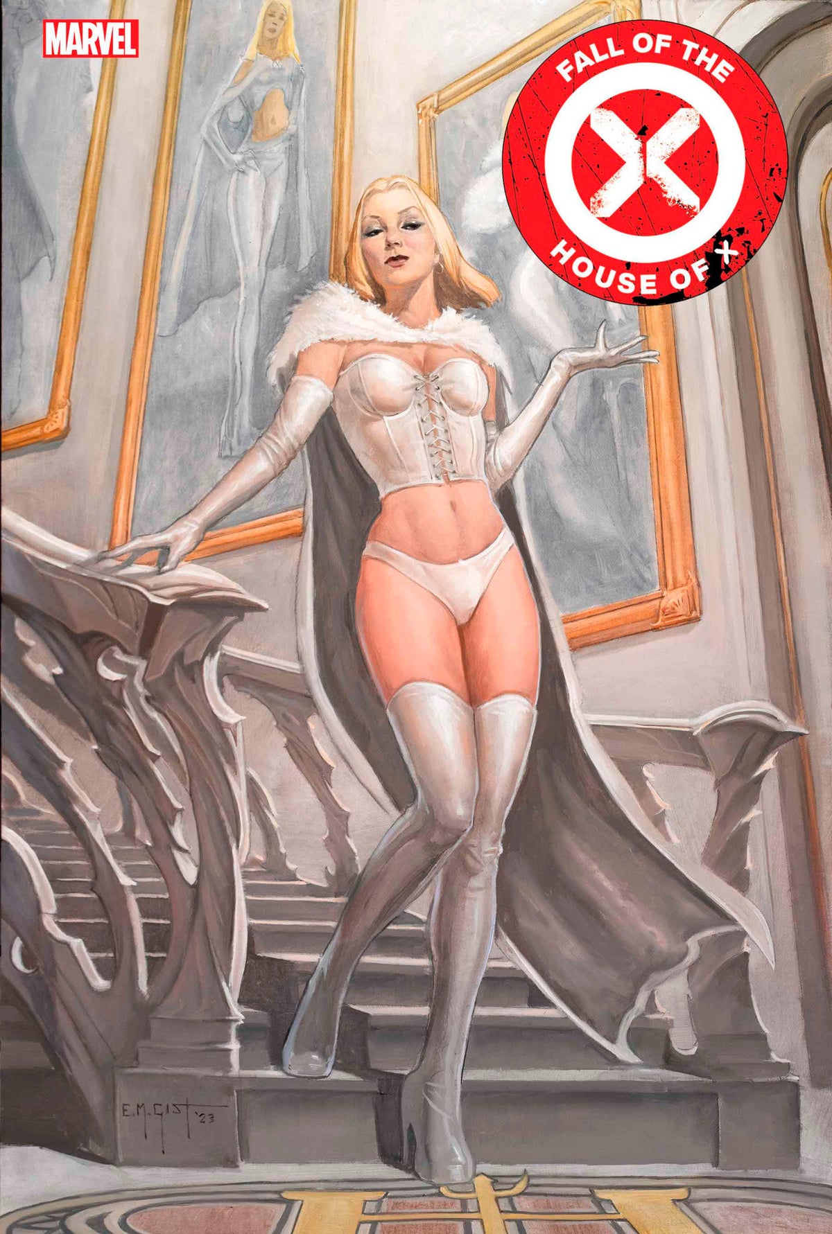 Stock Photo of Fall Of The House Of X #4 E.M. Gist Emma Frost Variant [FHX] Comics sold by Stronghold Collectibles