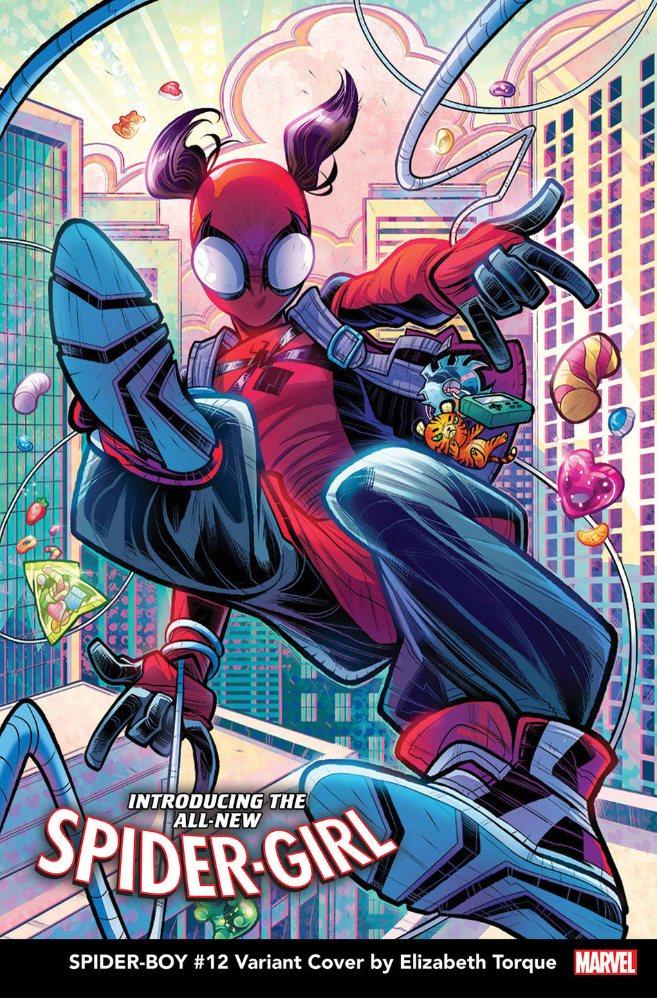 Stock Photo of Spider-Boy #12 Elizabeth Torque Variant Marvel Comics Comics sold by Stronghold Collectibles of Acadiana Lafayette, LA