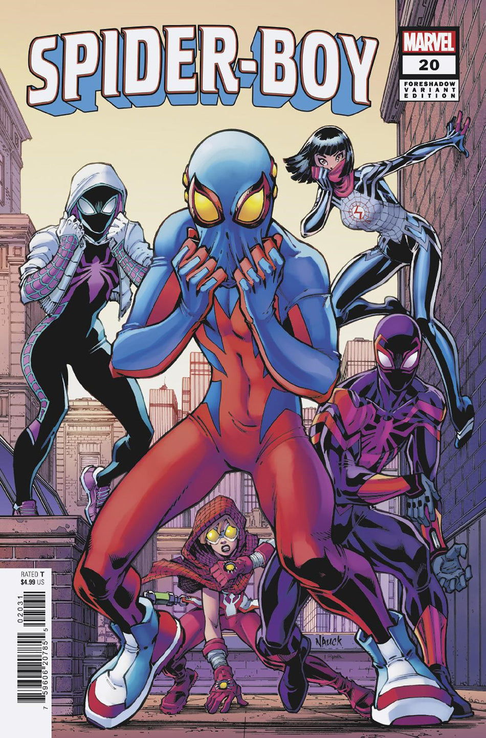 Stock Photo of Spider-Boy #20 Todd Nauck Foreshadow Variant Marvel Comics Comics sold by Stronghold Collectibles of Acadiana Lafayette, LA