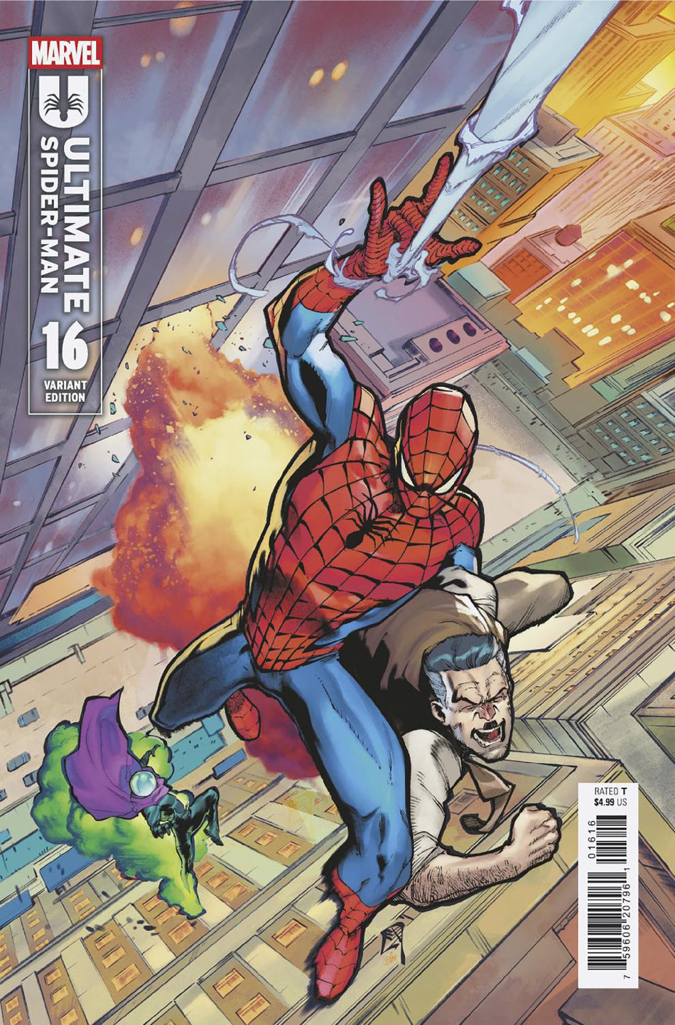 Stock Photo of Ultimate Spider-Man #16 1:25 Variant Edition C.F. Villa Variant Marvel Comics Comics sold by Stronghold Collectibles of Acadiana Lafayette, LA